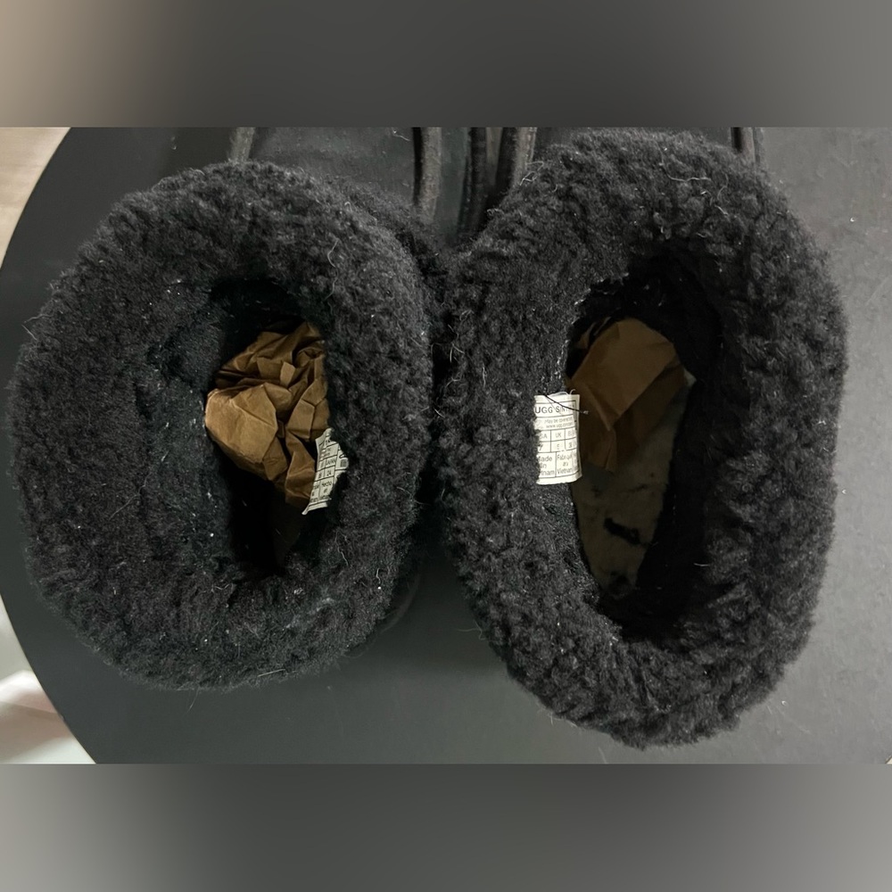 UGG AUS Mini UGGBraid Boots Curly Sheepskin Fur Warm Winter Cozy Outdoor Casual - Picture 8 of 11